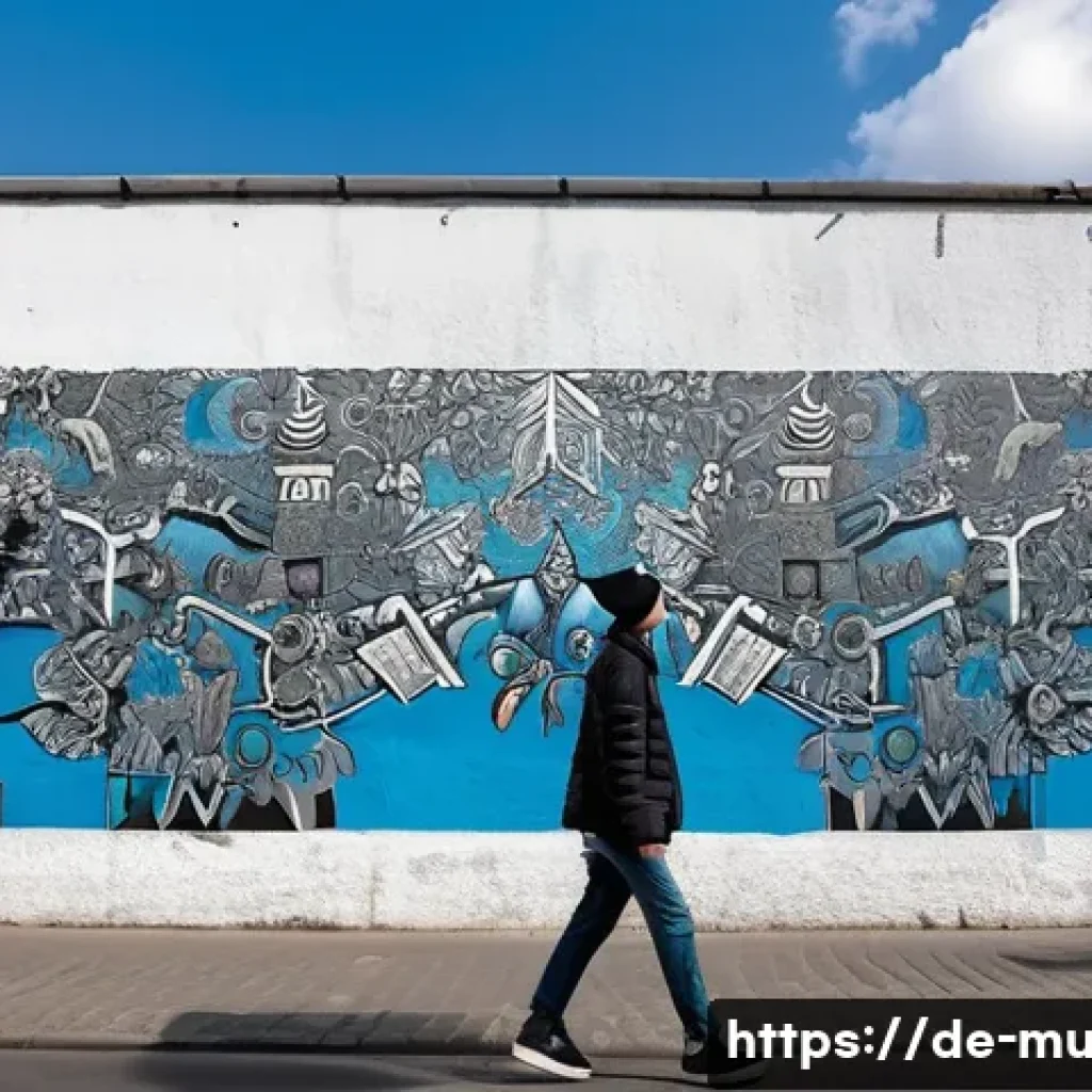 벽화여행 경험담 나누기 - **"Berlin's Resilient Narrative Mural"**
    A powerful and detailed mural, in the style of Berlin's...